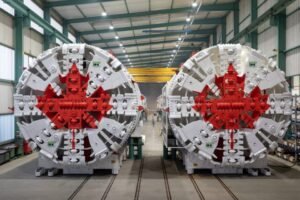 Ontario Line subway project tunnel boring machine