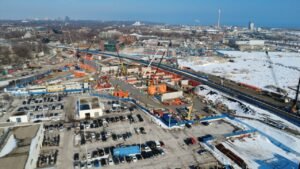 Ontario Line subway project East Harbour construction