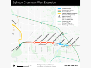 Eglinton Crosstown West Extension project Toronto